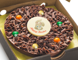 Easter Bunny Mini Chocolate Pizza